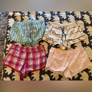 4 Victoria's Secret Pink Sleep Shorts Medium